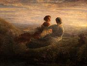 Louis Janmot Poem of the Soul  The flight of the soul Germany oil painting artist